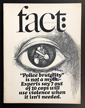 Image du vendeur pour Fact, Volume 2, Number 6 (November - December 1965) - includes profile of William S. Burroughs and article on Mad magazine by Robert Anton Wilson mis en vente par Philip Smith, Bookseller