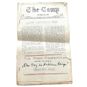 1940 Remarkable World War 2 Original Hutchinson Internment Artist s Camp (P Camp) "the Camp" News...