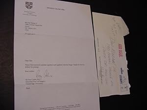 SIGNED LETTER