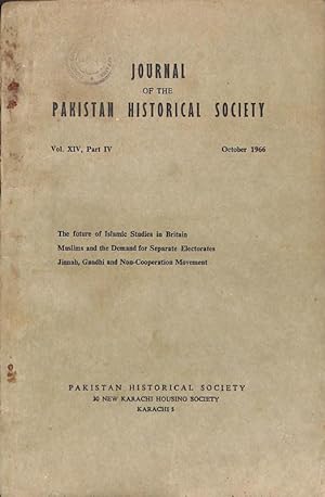 Seller image for Journal of the Pakistan Historical Society Vol. XIV, Part IV for sale by Majestic Books