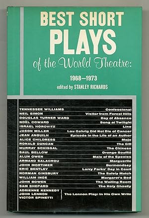 Bild des Verkufers fr Best Short Plays of the World Theatre: 1968-1973 zum Verkauf von Between the Covers-Rare Books, Inc. ABAA