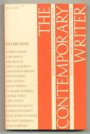 Seller image for The Contemporary Writer: Interviews with Sixteen Novelists and Poets for sale by Between the Covers-Rare Books, Inc. ABAA