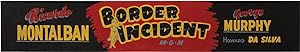 Border Incident (Original mini-banner poster for the 1949 film noir)