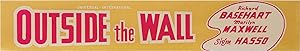 Seller image for Outside the Wall (Original mini-banner poster for the 1950 film noir) for sale by Royal Books, Inc., ABAA