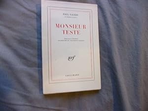 Imagen del vendedor de Monsieur Teste a la venta por arobase livres