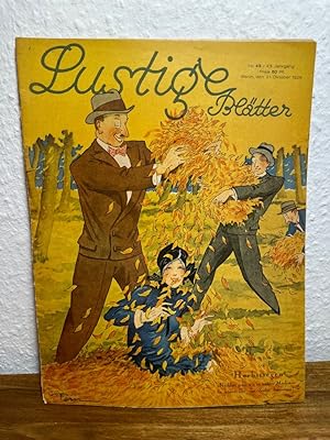 Lustige Blätter. Nr. 43, 43. Jahrgang, 21. Oktober 1928.