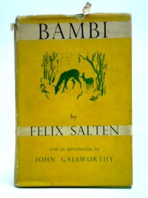 Image du vendeur pour Bambi a Life in the Woods mis en vente par World of Rare Books