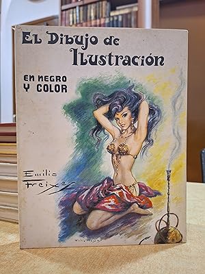 Seller image for EL DIBUJO DE ILUSTRACIN EN NEGRO Y COLOR. for sale by LLIBRERIA KEPOS-CANUDA
