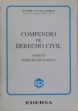 Imagen del vendedor de Compendio de derecho civil a la venta por Librera Alonso Quijano