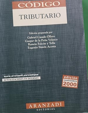 Imagen del vendedor de Cdigo tributario a la venta por Librera Alonso Quijano