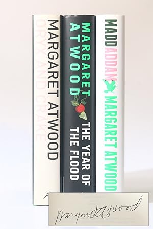 Seller image for The MaddAddam Trilogy [comprising] Oryx and Crake, The Year of the Flood and MaddAddam for sale by Hyraxia Books. ABA, ILAB