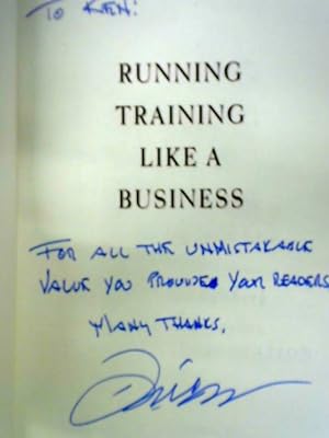 Bild des Verkufers fr Running Training Like a Business: Delivering Unmistakable Value zum Verkauf von World of Rare Books