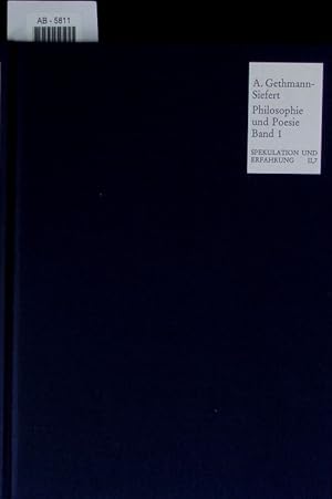 Bild des Verkufers fr Philosophie und Poesie. 1. Bd zum Verkauf von Antiquariat Bookfarm