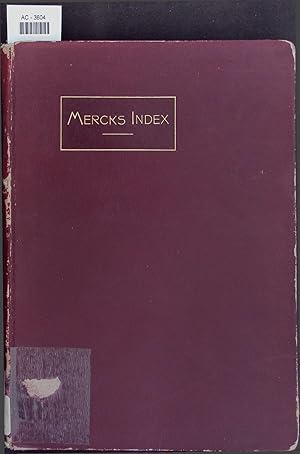 Seller image for Merck's Index. AC-3604. II. Auflage for sale by Antiquariat Bookfarm