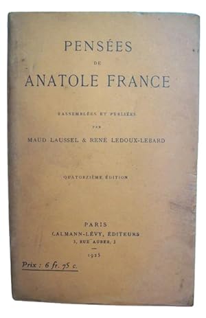 Pensées De Anatole France