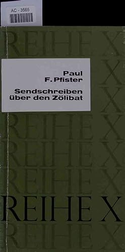 Imagen del vendedor de Sendschreiben ber den Zlibat. AC-3565 a la venta por Antiquariat Bookfarm