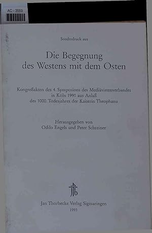 Bild des Verkufers fr Die Begegnung des Westens mit dem Osten. AC-3559 zum Verkauf von Antiquariat Bookfarm