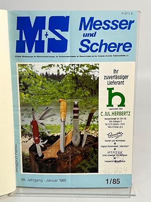 M+S. Messer und Schere. Offizielles Mitteilungsorgan der Messerschmiede-Innungen, des Bundesverba...