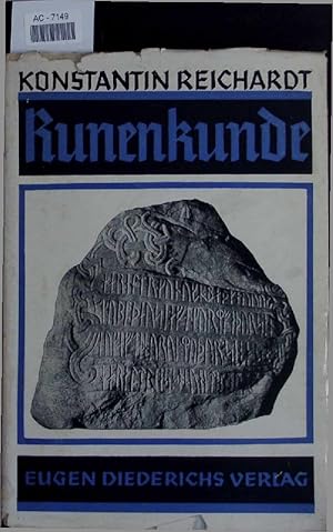 Bild des Verkufers fr Runenkunde. zum Verkauf von Antiquariat Bookfarm