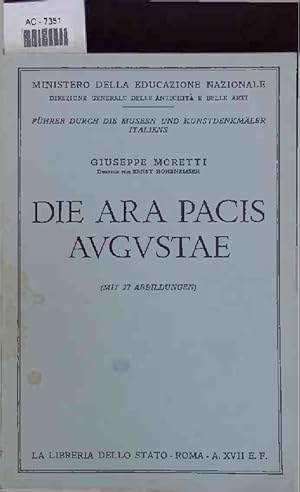 Seller image for Die Ara Pacis Avgvstae. (Mit 27 Abbildungen). for sale by Antiquariat Bookfarm