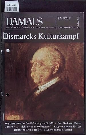 Seller image for Bismarcks Kulturkampf. AC-3561. Heft 6 for sale by Antiquariat Bookfarm