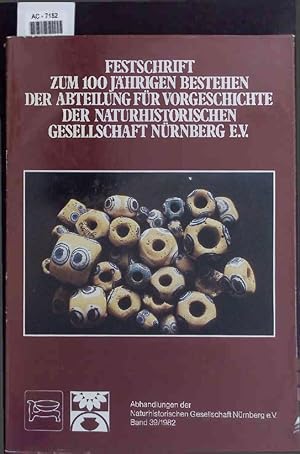 Bild des Verkufers fr Festschrift zum 100jhrigen Bestehen der Abteilung fr Vorgeschichte. Band 39/1982 zum Verkauf von Antiquariat Bookfarm