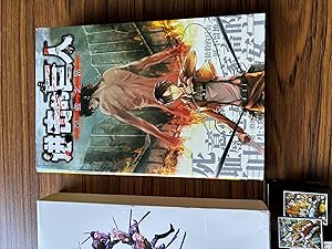 Seller image for Attack on Titan : Selection of famous color pictures (Chinese text on cover and slipcase ) for sale by Jaycey Books