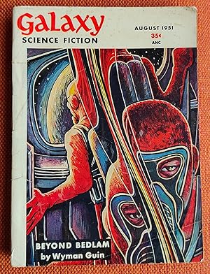 Imagen del vendedor de Galaxy Science Fiction August 1951 / Wyman Guin "Beyond Bedlam" a la venta por Shore Books