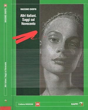 Bild des Verkufers fr Altri italiani Saggi sul Novecento zum Verkauf von Biblioteca di Babele