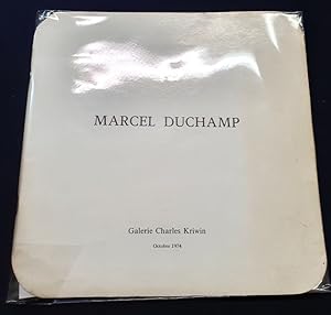 Marcel et Mat - Catalogue Marcel Duchamp de l'exposition a la galerie Kriwin en 1974