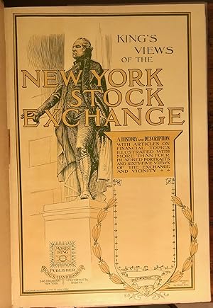 King's Views of the New York Stock Exchange - Original Cloth WITH Prospectus Laid In