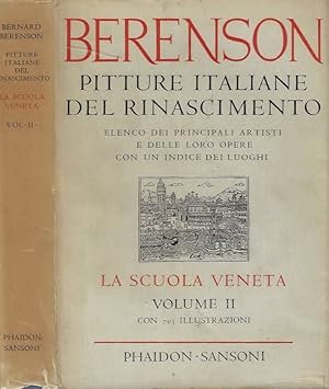 Pitture Italiane del Rinascimento. La Scuola Veneta vol. II