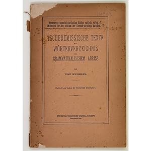 Tscheremissische Texte mit Wörterverzeichnis und Grammatikalischem Abriss.