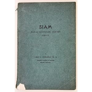 Siam. Rural Economic Survey 1930-31.