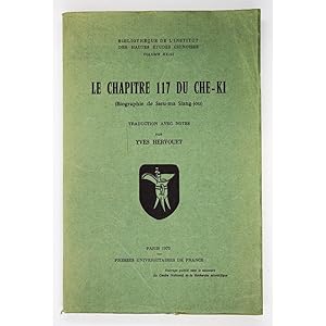 Seller image for Le Chapitre 117 du Che-Ki. (Biographie de Sseu-ma Siang-jou). for sale by Books of Asia Ltd, trading as John Randall (BoA)