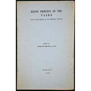Edito Princeps of the Vaetha. With Transcription of the Pahlavi Version.