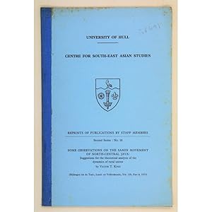 Some observations on the Samin movement of north-central Java: Suggestions for the theoretical an...