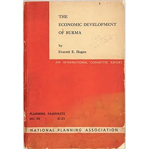 Imagen del vendedor de The Economic Development of Burma. a la venta por Books of Asia Ltd, trading as John Randall (BoA), ABA, ILAB