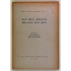 Seller image for Jean Deny Armagani. Melanges Jean Deny. for sale by Books of Asia Ltd, trading as John Randall (BoA)