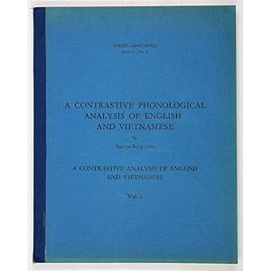 A Contrastive Phonological Analysis of English and Vietnamese. A Contrastive Analysis of English ...