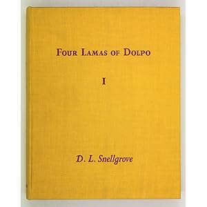 Four Lamas of Dolpo. Tibetan Biographies. Volume I: Introduction and Translations.