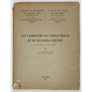 Les Tambours du Congo Belge et du Ruanda-Urundi. [Two volumes.]