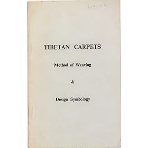 Tibetan carpets. Method of weaving.