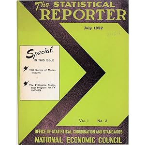 The Statistical Reporter. Vol.1, No.3, July 1957.