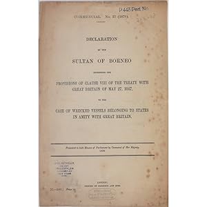 Declaration by the Sultan of Borneo extending the provisions of clause VIII of the treaty with Gr...