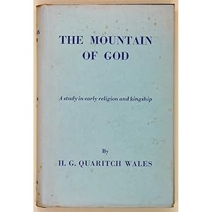 The Mountain of God. A study in early religion and kingship.