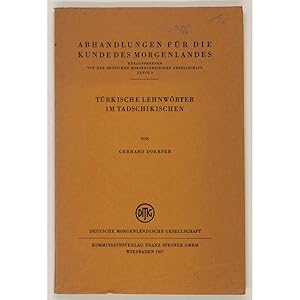 Seller image for Trkische Lehnwrter im Tadschikischen. for sale by Books of Asia Ltd, trading as John Randall (BoA), ABA, ILAB