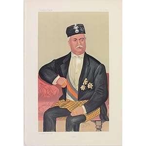 "Johore". H.H. Tunkoo Abubeker bin Ibrahim, GCMG, KCSI, Sultan of Johore. Sovereigns. No.19.