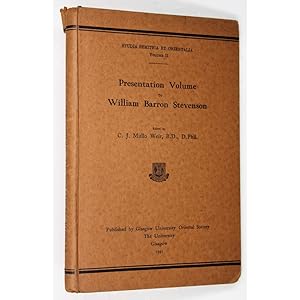 Presentation Volume to William Barron Stevenson.