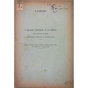 L'ignorato contributo di un Italiano alle conoscenze floristiche dell'Imalaia occidentale e del K...